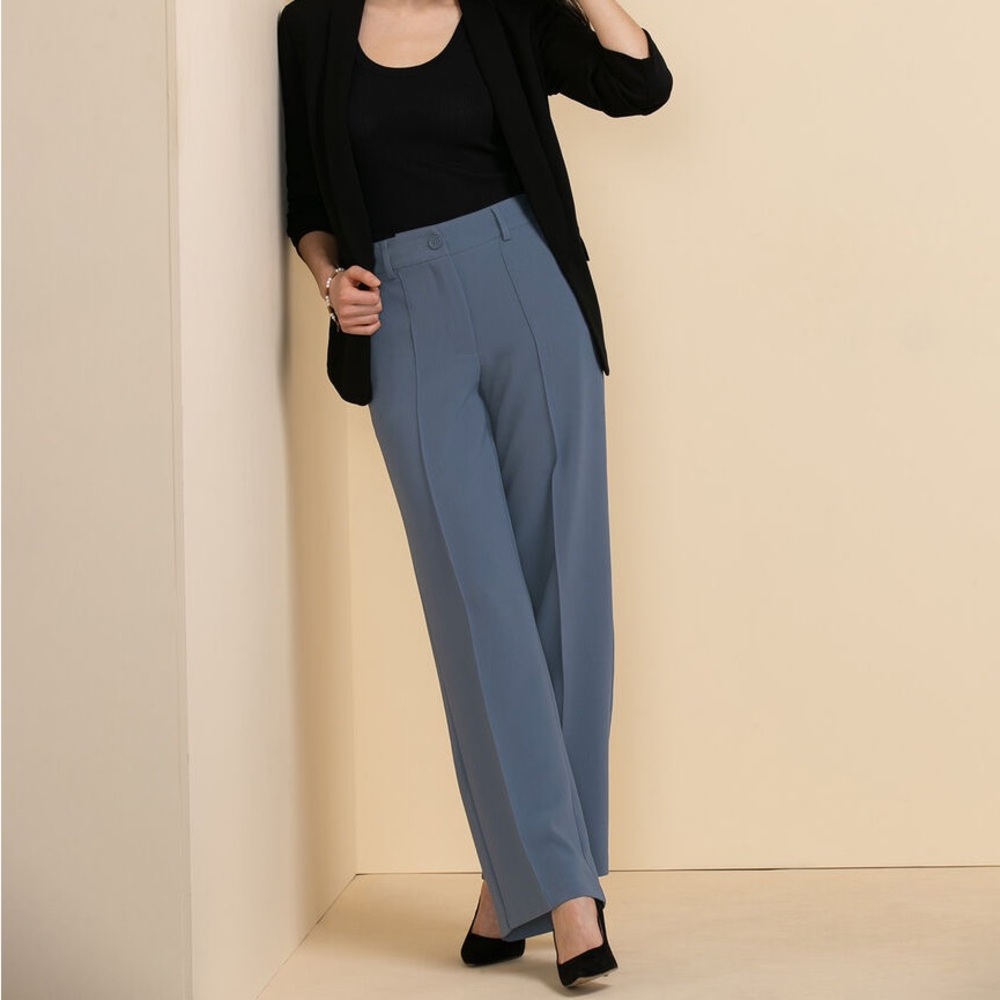 Riki’s wide leg pants.
